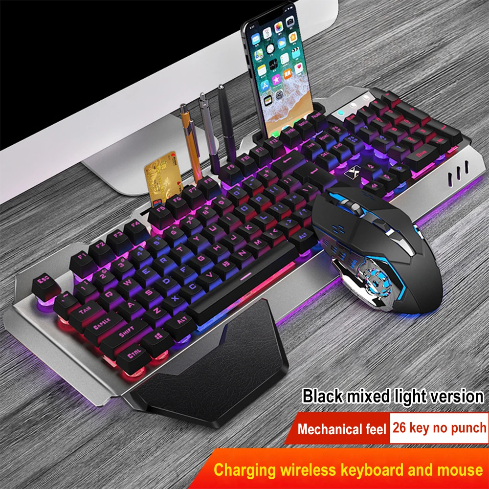 Gaming Keyboard And Mouse Wireless - Ensemble clavier et souris sans fil