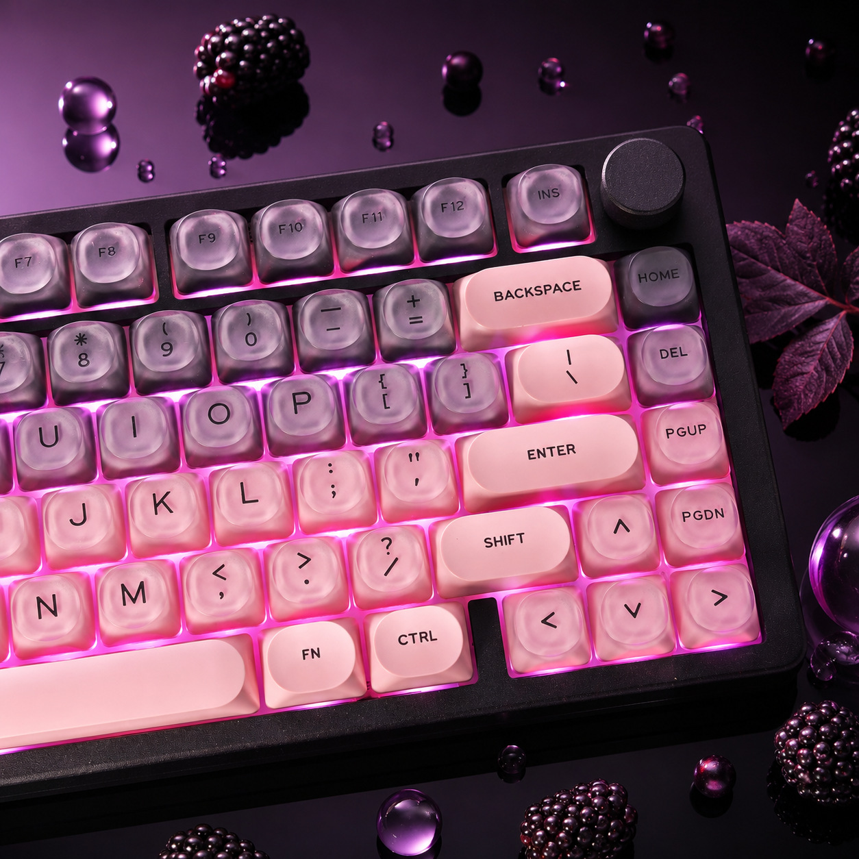 Keyboard Gaming Black - Ensemble de touches de clavier mécanique