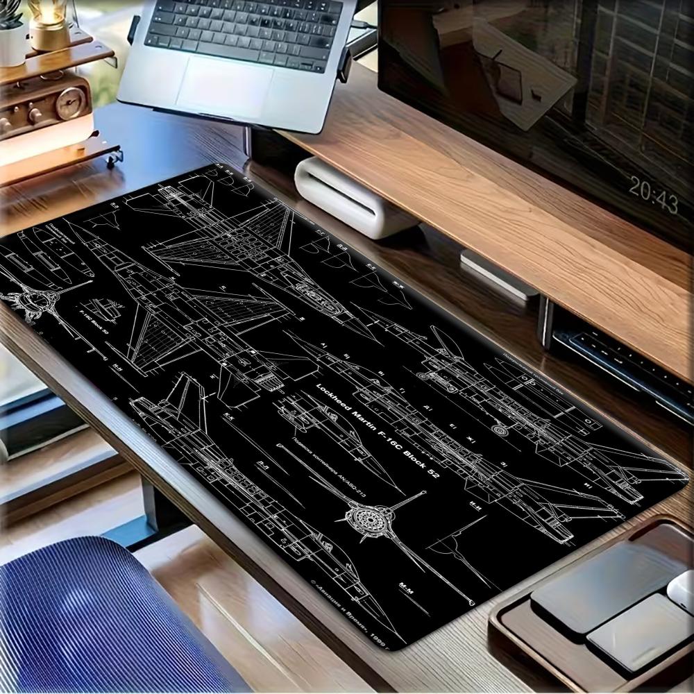 Gaming Keyboard Typewriter - Grand tapis de souris XXL pour