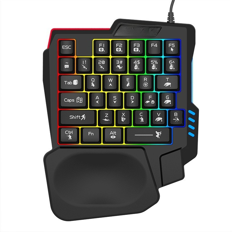 Keyboard Gaming Amazon - Clavier à une main K5 Gungod