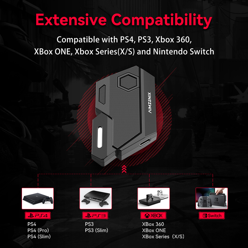 Adaptateur de clavier et de so - Gaming Keyboard And Mouse For Xbox avis et prix