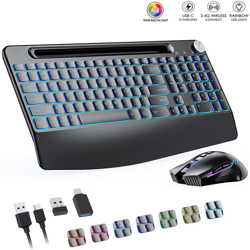 Clavier et souris sans fil 2.4 - Gaming Keyboard Ergonomics avis et prix