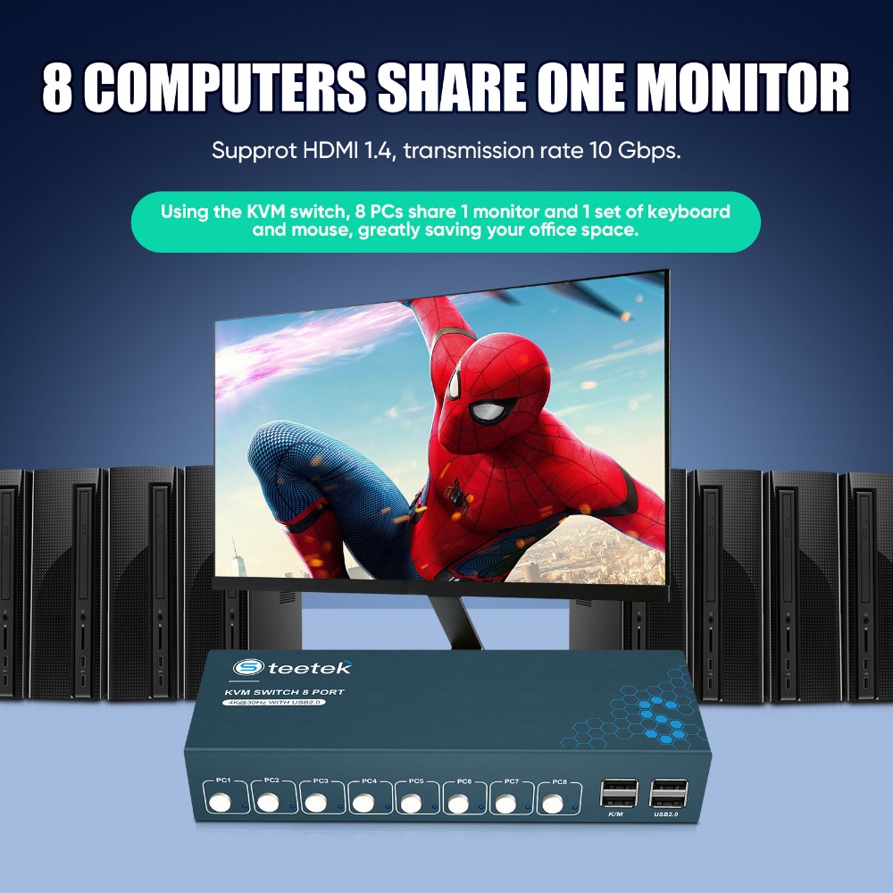 Commutateur KVM à 8 ports USB  - Gaming Keyboard And Mouse For Xbox avis et prix