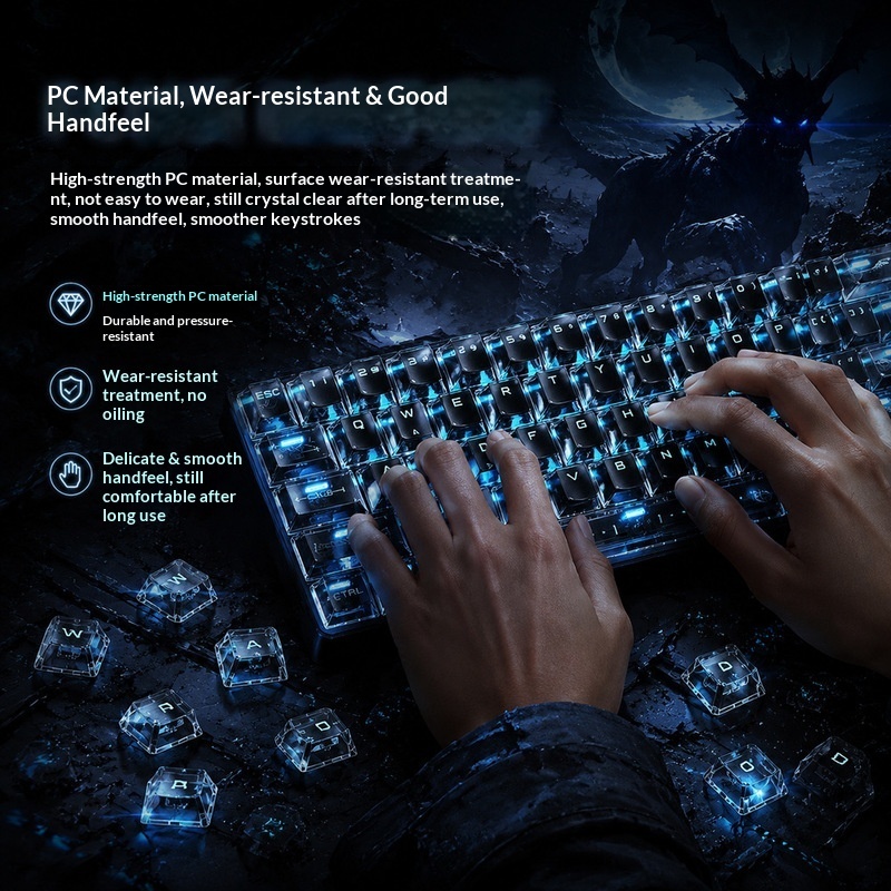 Touches de clavier rétroéclair - Keyboard Gaming Black avis et prix