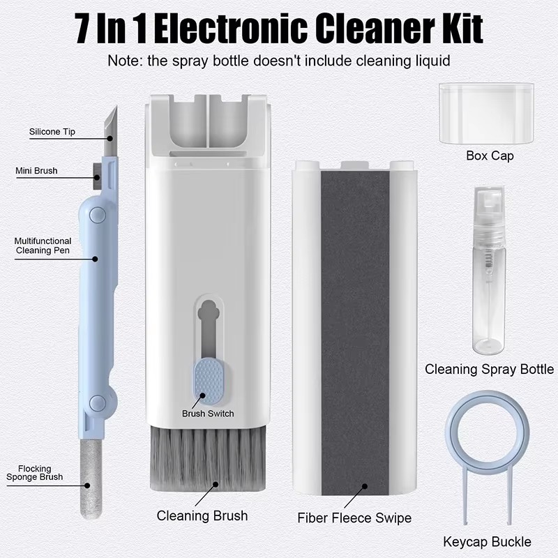 Kit de nettoyage 7-en-1 pour c - Keycap Puller Ring avis et prix