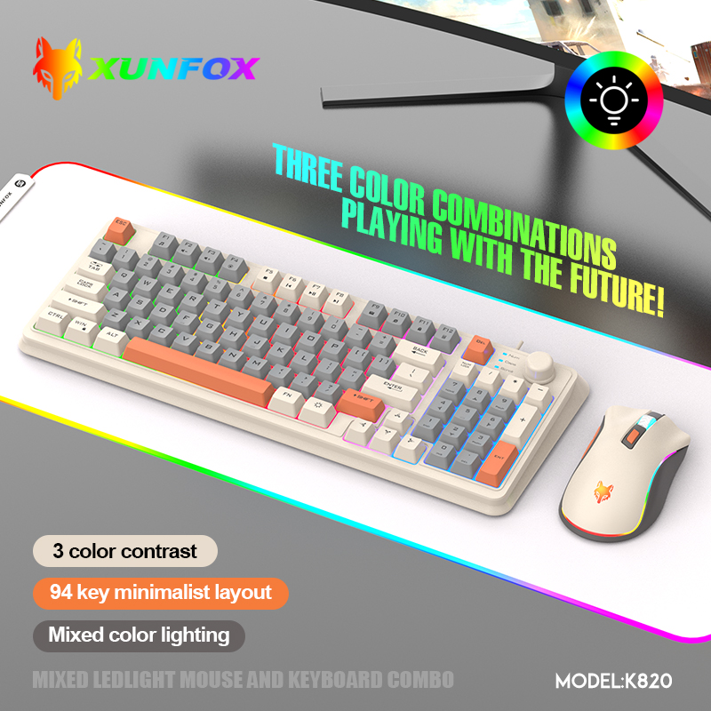 K820 USB filaire jeu clavier s - Gaming Keyboard And Mouse Wireless avis et prix