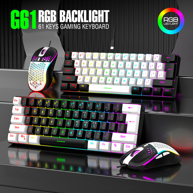 Ensembles clavier et souris 60 - Keyboard Mouse Bundle Gaming avis et prix