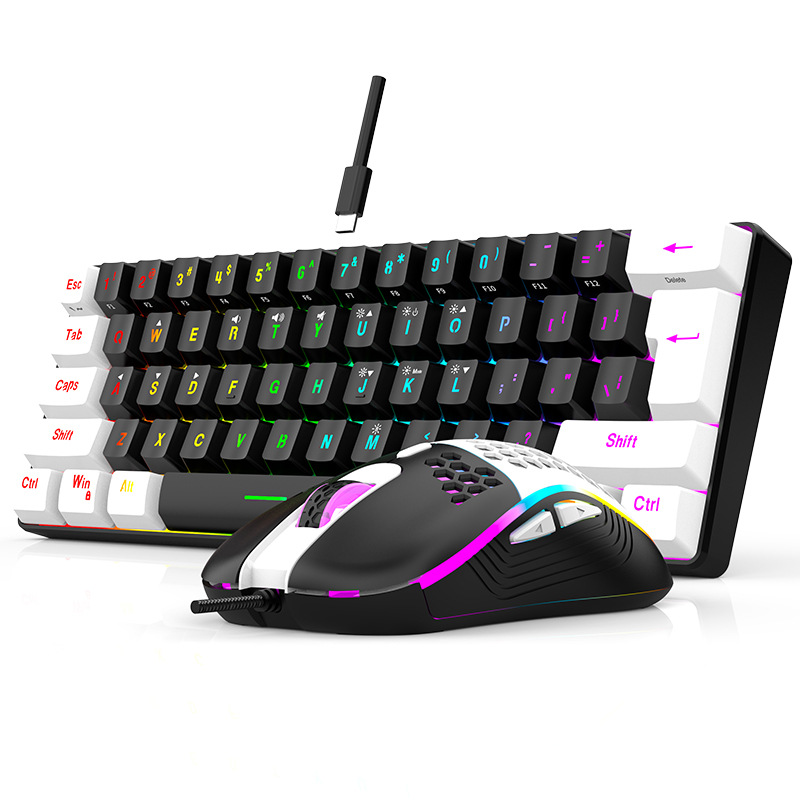 Ensembles clavier et souris 60 - Keyboard Mouse Bundle Gaming avis et prix